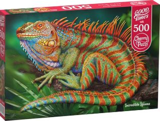 Obrázek z Puzzle CHERRY Fantastický leguán 500 dílků 